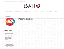 Tablet Screenshot of esattospa.it